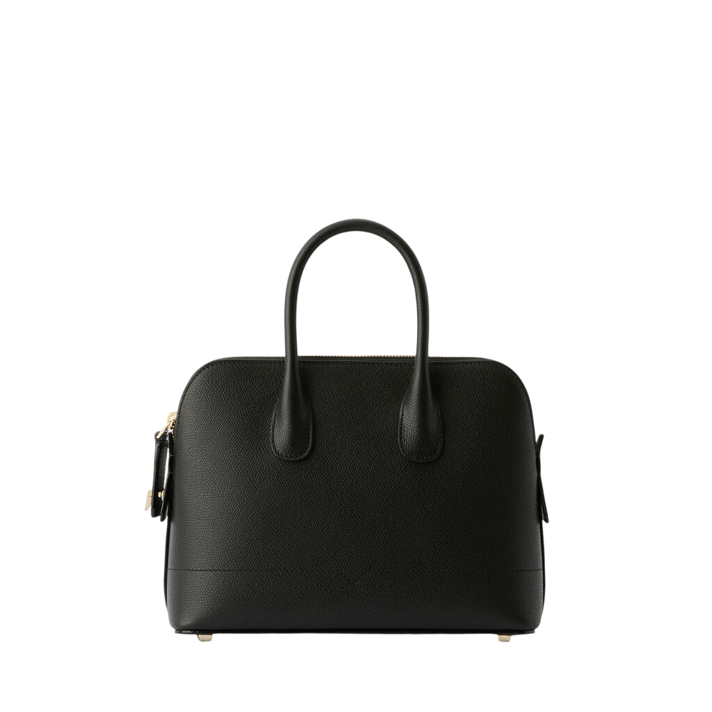 Black Bag With Cutout Pockets